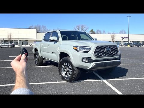 NEW Toyota Tacoma TRD Offroad (6 Speed Manual): Start Up, Test Drive, Walkaround, POV and Review