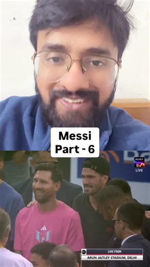Extra0rdinnary on Instagram: "When Delhi CM Rekha Gupta reached at Messi event, crowd started chanting “AQI, AQI, AQI, AQI”"