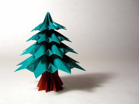 Christmas Origami Instructions: Fir Tree (Francesco Guarnieri)