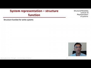 STRUCTURAL RELIABILITY Lecture 12 module 03: system representation by structure function