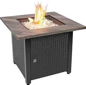 Endless Summer - The Olivia 30 Inch Square Gas Fire Table