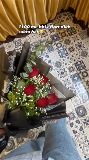 Floramoments | Best Flowers & cakes shop in Nagpur on Instagram: "Not every surprise needs a big budget ❤️ Sometimes a small bouquet says everything 🌹 Beautiful flowers starting at just ₹100 So no more excuses today 😌 Walk in & make someone smile ✨ #explore #valentinedays #foryou #instagram #14feb (Flora moment, bouquets under 100, budget bouquet, cheap flowers, affordable gift, small surprise, valentine bouquet, red roses, mini bouquet, flower shop, romantic gift, gift for her, last minute gi