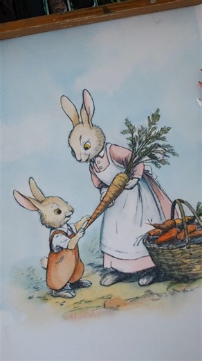Cute Bunny Coloring 🐰 Classic Illustration Style