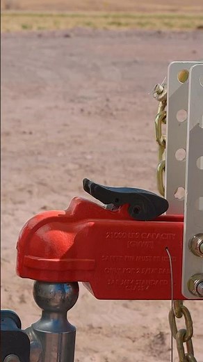 Connecting your trailer is now easier than ever with this convenient auto-latch adjustable coupler!
