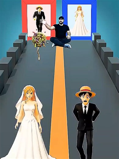 POV ❤️ Luffy and Nami in the Love Run! 120% #animation