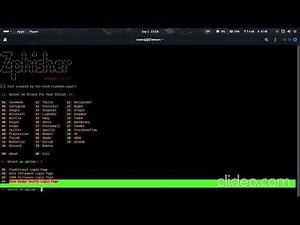 How To Install And Run ZPhisher on Kali Linux Phishing