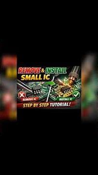 How to Remove & Install IC on PCB (Step-by-Step) | Complete Beginner Guide 2026