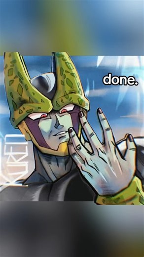 How to Draw Perfect Cell 🤑☝️ #drawing #perfectcell #dbz #howtodraw #fyp #fr