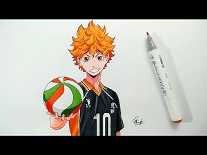 Drawing Hinata Shoyo - Haikyuu