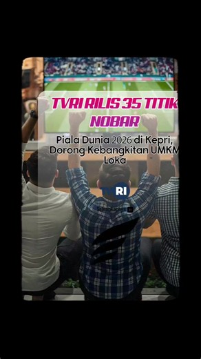Sebagai official broadcaster, TVRI memastikan seluruh tayangan bisa dinikmati secara GRATIS dan BERKUALITAS. Siap-siap juga buat seru-seruan bareng di agenda Nonton Bareng (Nobar) resmi di berbagai ruang publik! #NontonPildunDiTVRI #PestaBolaDiTVRI #fyp #masukberandafyp #xybca