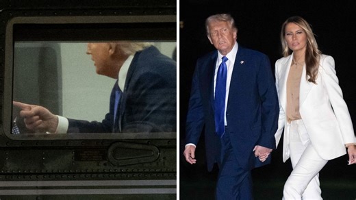 Truth behind Trump and Melania's finger-pointing spat.