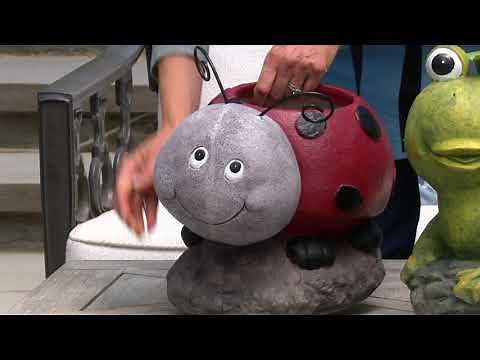 Marigold Indoor/Outdoor Animal Planter on QVC