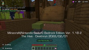 Minecraft(Nintendo Switch) Bedrock Edition Ver. 1.18.2 The Hive - Deathrun 2022/02/01