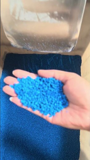 PP Blue Masterbatch #plastic #factory