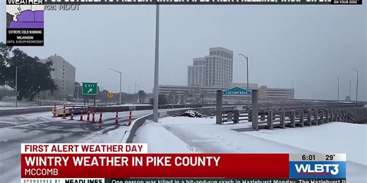 Winter storm brings nearly 3 inches of snow to Pike County