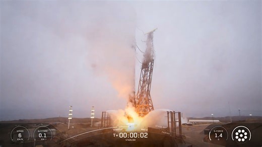 SpaceX launches Falcon 9 rocket from Vandenberg