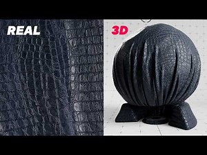 How I turned real fabrics into 3D materials