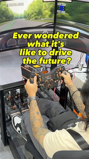 Experience real racing simulator at Computex 2024 with EASYPC. Feel the thrill! #EASYPC #Computex2024 #RacingSimulator | EASY PC