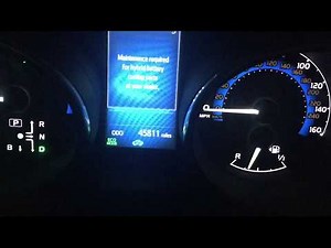 2016 Toyota Auris Touring Sport Hybrid Cooling Maintenance