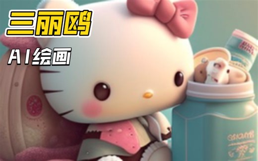 【AI绘画】AI画出来的Hello Kitty是啥样？