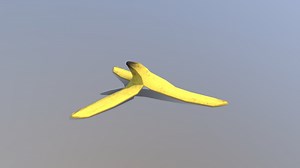 Low Poly Banana Peel - 3D model by ankylosaurus