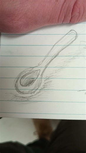 spoon drawing while I work on something big day 128 of making a spoon everyday until
