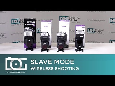 SLAVE MODE CAMERA SETTINGS | Trigger a Flash Wirelessly by Using Slave Mode | Altura Photo® Flashes