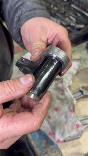 Piston Pins Installation 🔧 #carrepair #automobile #engineblock #mechanic