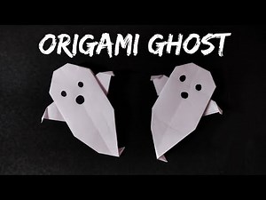 How to make Ghost easy tutorial / Origami Ghost