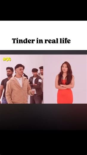 Contentbybillu on Instagram: "“Tinder in Real Life” is a popular YouTube dating-style show concept where people experience Tinder-like matching but face-to-face instead of on a mobile app. 🔥 Concept: Boys and girls stand in a room. They “swipe” by either stepping forward (like) or staying back (reject). If both like each other → it’s a match. Then they talk, flirt, answer questions, or go on a short date. Sometimes there are fun twists like secrets, ex-reveals, or elimination rounds. 🎥 Why it’
