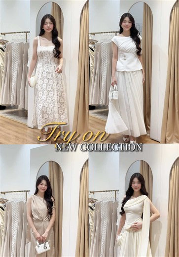 ✨ Try-on BST tiệc mới tại BB 🤍 Cùng thử ngay những thiết kế mới và tìm ra chiếc đầm dành riêng cho nàng. #BBSTORES #ThoiTrangNu #NewCollection #ThoiTrangTiec