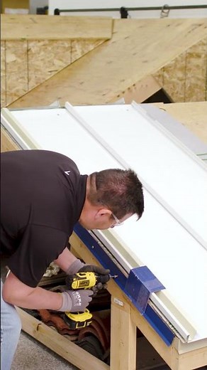 SMI RK1 Standing Seam Rake / Gable Detail Installation Tutorial #shorts