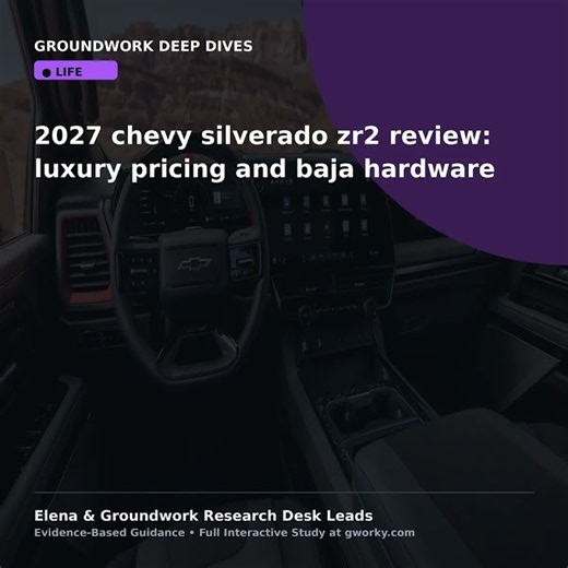 2027 chevy silverado zr2 review: luxury pricing and baja hardware