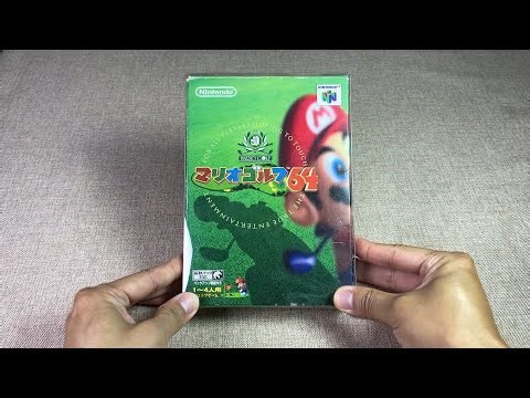 Mario Golf unbox and play (Nintendo 64)