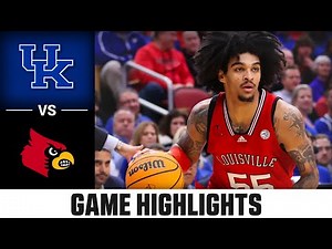 Kentucky vs. Louisville Game Highlights | 2023-24 ACC Men’s Basketball