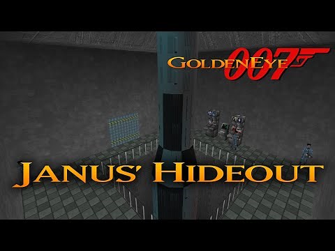 GoldenEye 007 N64 - Janus' Hideout - 00 Agent (Custom level)