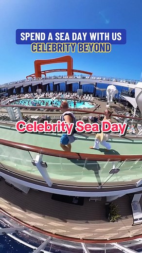 Come spend a sea day with us on board Celebrity Beyond #CelebrityCruises