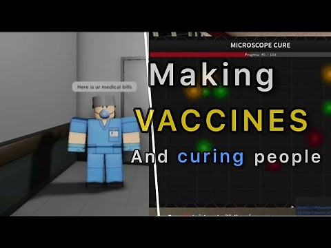 Making Vaccines and curing people in Roblox SCP Roleplay