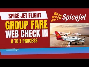 Spice Jet Flight Group Fare PNR Web Check in ✅and System Fare #spicejet #indigo #airindia #travel