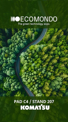 Ecomondo 2025 ⚡ Siamo qui! Komatsu and local distributors are in Rimini, Italy, for Ecomondo 2025 - the green technology expo - Ready to showcase how innovation and sustainability drive the future of construction. Sustainability is the commitment that drives everything we design and build. From electric and hybrid equipment to intelligent digital solutions, we’re paving the way toward a carbon-neutral future for the construction industry. #ecomondo #komatsu #CreatingValueTogether | Komatsu Europ