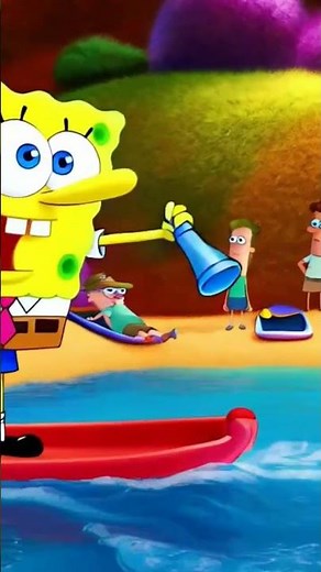 SpongeBob Is A Lifeguard At Blue Lagoon #story #spongebob