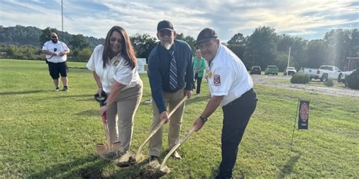 Groundbreaking celebrates new Village of Gorham fire station