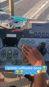 heavy equipment maintenance software update asphalt paver #asphaltpaver #safetyfirst #fyp