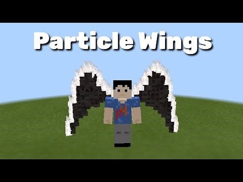 Particle Wings in Minecraft PE (Command Block Creation) no mod or addon