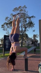 This woman showcased some amazing strength and balance with a handstand. She slowly lifted her lower body and performed a single-arm handstand first. Then she opened her legs and moved into a straddle hold pose. “The underlying music rights are... | Jukin Copyright Management | Facebook