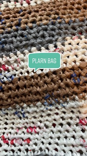 Recycle your plastic grocery bags by making plarn! 🌊 #crochet #crochetersoftiktok #crochettok #recycle