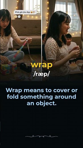 WRAP Meaning in English 🎁 Learn This Useful English Verb