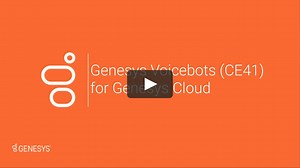 Use Case CE41 Using Voicebots for Genesys Cloud
