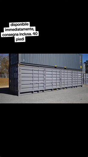 Il container offre un'altezza extra per il massimo spazio, un accesso laterale completo per facilitare le operazioni di carico e scarico e una disposizione fluida e aperta che lo rende #containertiktok #tiktokitaly🇮🇹 #containerhouse #tiktokviral