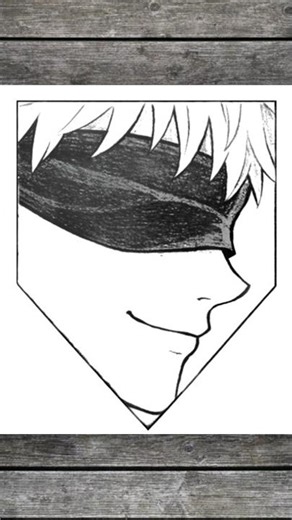 Gojo Satoru Side View Eye Drawing Tutorial || #AnimeDrawing #GoJoJoDrawing #GoJoSatoru #LearnToDraw